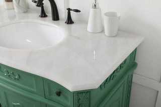 42 inch Single bathroom vanity in vintage mint