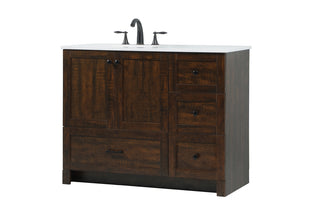 42 inch Single bathroom vanity in expresso