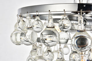 Kora Collection Pendant D13 H10.9 Lt:3 Chrome Finish