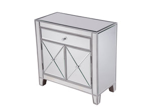 1 Drawer 2 Doors Cabinet 28 in. x 13-1/4 in. x 28-1/4 in. in silver paint