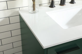 30 inch bathroom vanity in Green