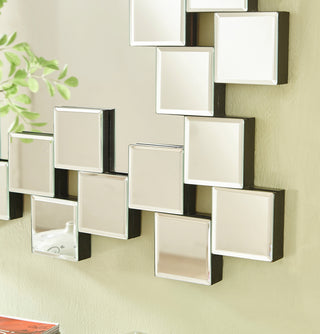 Sparkle 31.5 in. Contemporary Rectangle Mirror in Clear