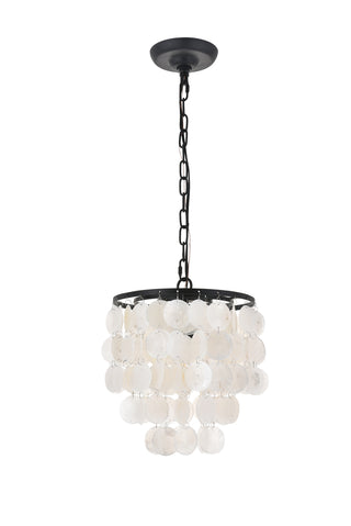 Selene 1 light Black Pendant