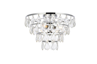 Ella 14 inch flush mount in chrome