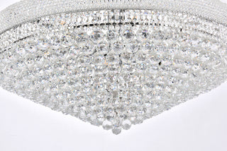 Primo 38 light Chrome Chandelier Clear Royal Cut Crystal