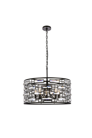 Kennedy 24 inch pendant in black