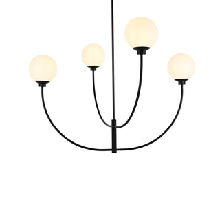 Nyomi 42 inch chandelier in Black