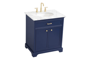 30 inch Single bathroom vanity in Blue