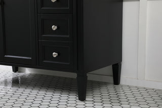 42 inch Single bathroom vanity in black