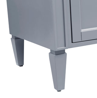 24 In. Single Bathroom Vanity Set In Grey