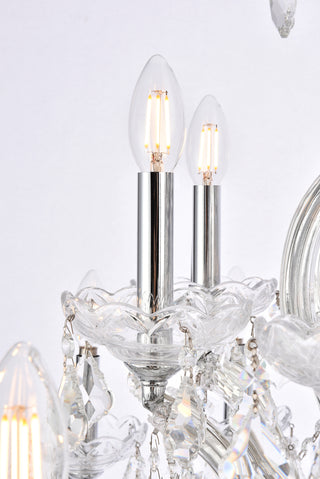 Maria Theresa 24 light Chrome Chandelier Clear Royal Cut Crystal