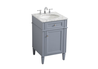 21 inch Single bathroom vanity in grey