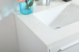 24 inch Single bathroom vanity in white