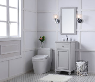 19 in. Single Bathroom Vanity set in light grey