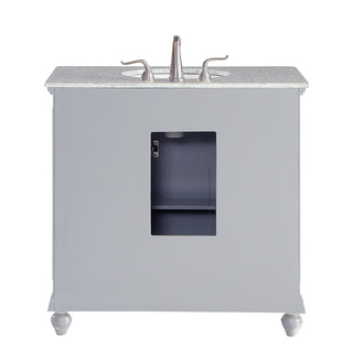 36 In. Single Bathroom Vanity Set In Light Grey