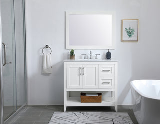 36 inch Single Bathroom Vanity in White