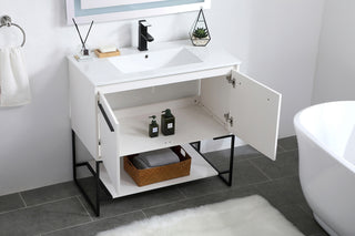 36 inch  Single Bathroom Vanity in White