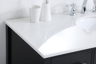 48 inch Single Bathroom Vanity in Black
