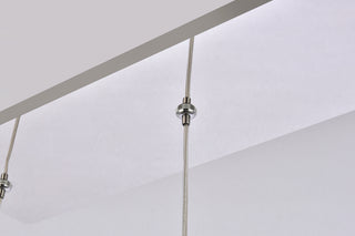 Eren 3 lights Chrome pendant