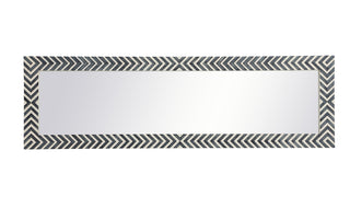 Rectangle mirror 30 inch in Chevron