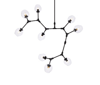 Cavoli 9 lights black chandelier