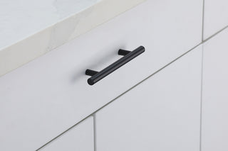 Quinn 4" Center to Center Matte Black Bar Pull Multipack (set of 10)