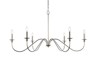 Rohan 48 inch chandelier in polished nickel