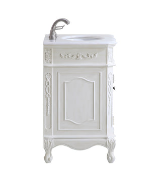 24 In. Single Bathroom Vanity Set In Antique White