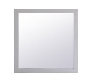 Aqua square vanity mirror 36 inch in Grey