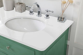 60 inch double Bathroom vanity in vintage mint with ivory white engineered marble