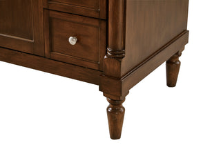 36 In. Single Bathroom Vanity Set In Walnut