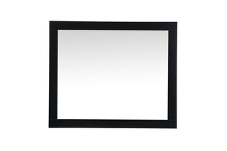 Aqua vanity mirror 30x36 inch in black