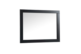 Aqua vanity mirror 27x36 inch in black