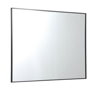 Metal frame rectangle mirror 36 inch in Black