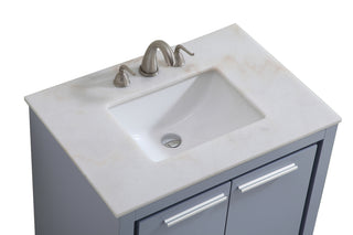 30 In. Single Bathroom Vanity Set In Grey