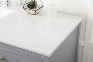 60 inch Single bathroom vanity in gray