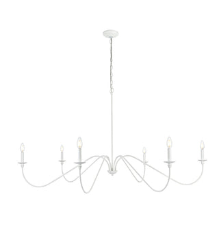 Rohan 60 inch chandelier in White