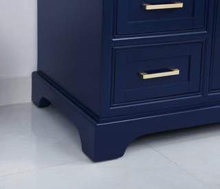 48 inch Single bathroom vanity in Blue