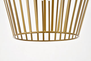 Ronnie 1 Light Brass Pendant