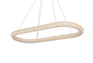 Bowen 42 inch Adjustable LED Chandelier in Satin Gold