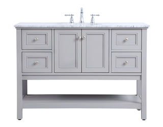 48 inch Single bathroom vanity in natural wood