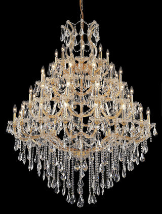 Maria Theresa 49 light Gold Chandelier Clear Royal Cut Crystal