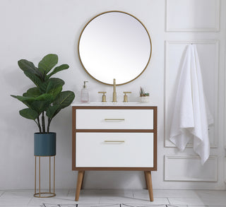 30 inch bathroom vanity in White