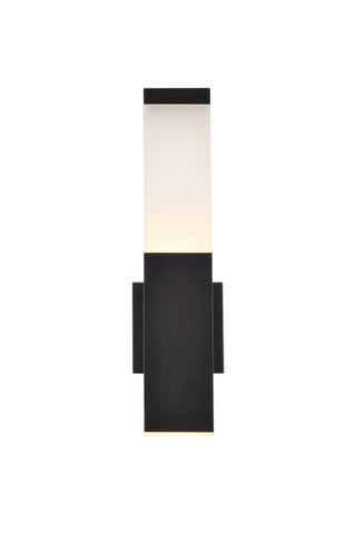 Raine Integrated LED wall sconce  in black