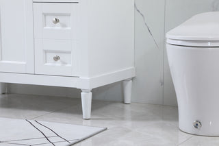 36 inch Single bathroom vanity in white