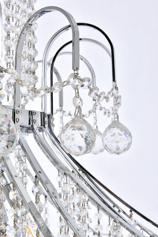 Toureg 20 light Chrome Chandelier Clear Royal Cut Crystal