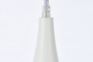 Nora 1 Light white plug-in pendant