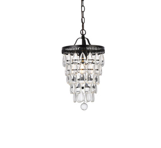 Reese 9 inch pendant in black