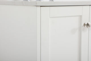 60 inch Double Bathroom Vanity in White