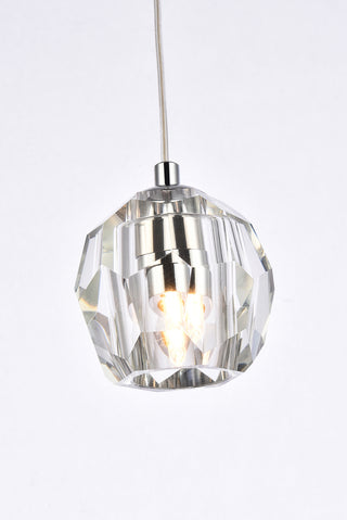 Eren 1 light Chrome pendant